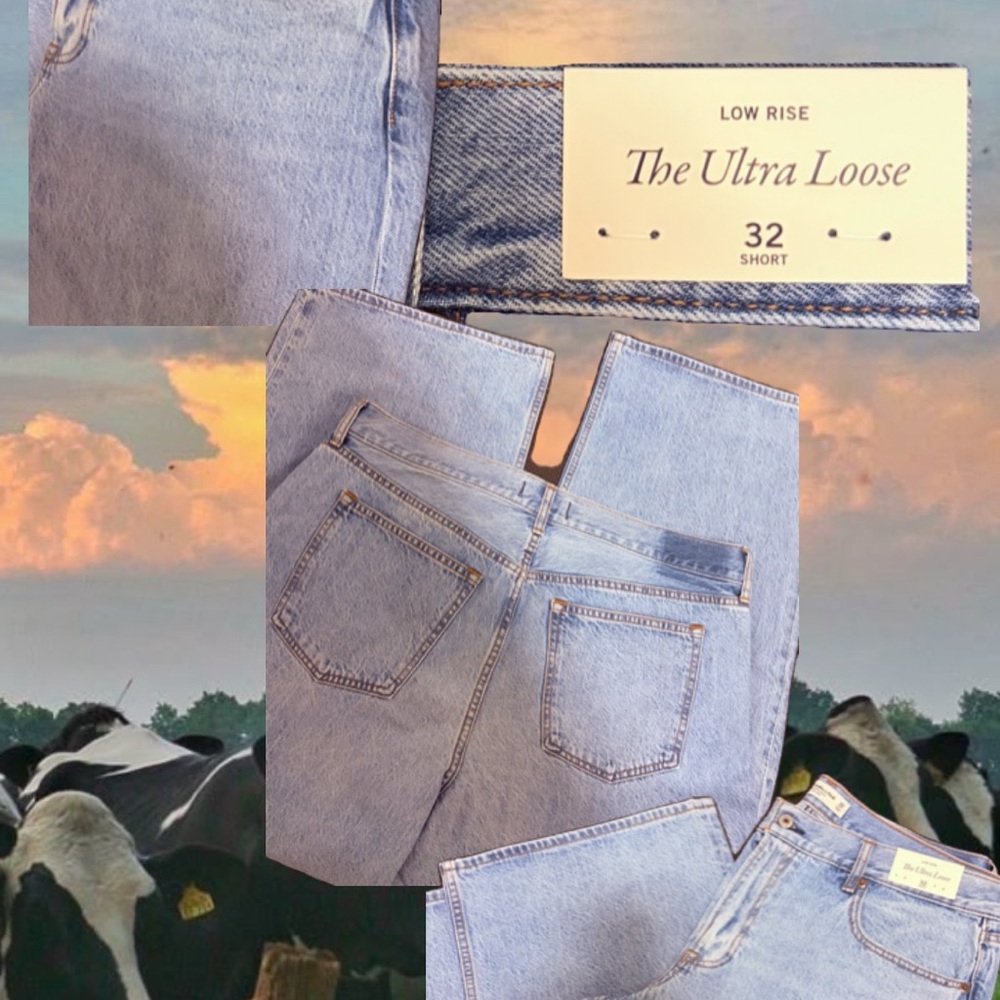 Abercrombie Low Rose Jeans “The Ultra Loose” fit!